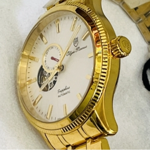 Đồng hồ nam Hiệu Olym Pianus 995.9 AGK mạt trắng