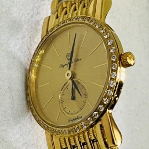 Hiệu Olympia star 58012-210 LK mặt vàng